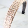 She She Boutique Woven Headband - Natural