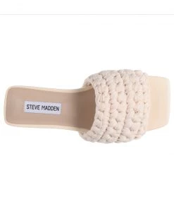 Steve Madden Maldeve Sandal - Beige SHOES