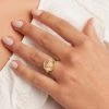 She She Boutique JEWELRY Gorjana Love Cocktail Ring - Gold/Rose Quartz