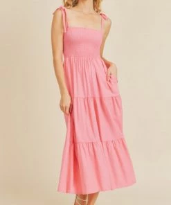 She She Boutique Dreamland Dress - Pink CLOTHING