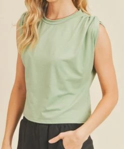 She She Boutique Dreamland Tee - Sage