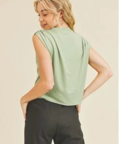 She She Boutique Dreamland Tee - Sage