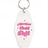 She She Boutique Manifest That S Motel Keychain - White