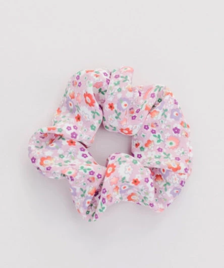 She She Boutique Spring Blossom Scrunchie - Multi 3 She She Boutique Spring Blossom Scrunchie - Multi