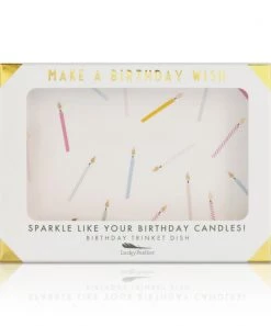 She She Boutique Birthday Trinket Tray - Cream GIFTS