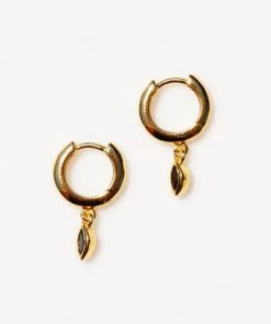 She She Boutique Josephine Huggies - Gold/Black