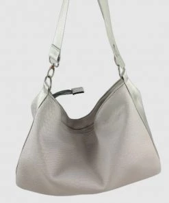 She She Boutique Halifax Woven Hobo Bag - Ice Grey