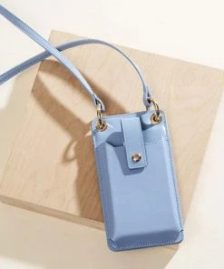 She She Boutique Tina Crossbody Wallet - Black, Ivory, Nude, Pink OR Sky HANDBAGS