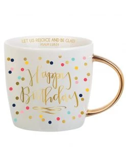 She She Boutique GIFTS Happy Birthday Mug - White/Multi