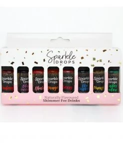She She Boutique Sparkle Drops Shimmer Syrup Gift Set - 8 Pack GIFTS