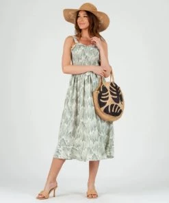 She She Boutique Arya Dress - Brushed Sage CLOTHING