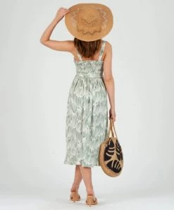 She She Boutique Arya Dress - Brushed Sage CLOTHING