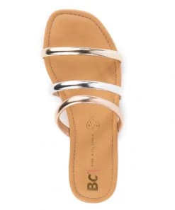 She She Boutique BC Footwear Side Hustle Sandal - Metallic OR Pastel Multi SHOES