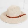 She She Boutique Grayson Packable Sun Hat - Cream ACCESSORIES