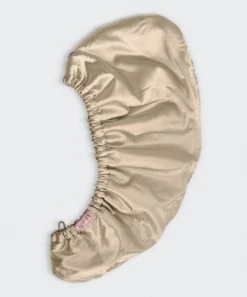 She She Boutique Satin Wrapped Hair Towel - Champagne OR Blush