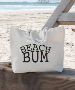She She Boutique Beach Bum Tote Bag - Natural