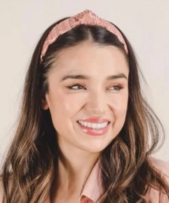 She She Boutique Raffia Headband - Black, Ivory, Mauve OR Yellow