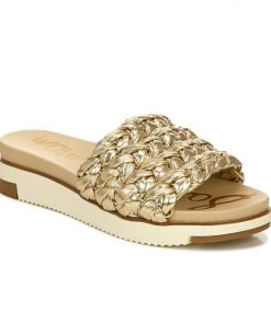 She She Boutique Sam Edelman Ainslie Slide - Gold