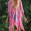 She She Boutique Swim Suit Cover Up - Pink Tie Dye CLOTHING