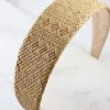 She She Boutique ACCESSORIES Straw Headband - Natural