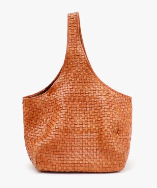 She She Boutique HANDBAGS Clare V. Bando Bag - Natural Woven Checker 4 She She Boutique HANDBAGS Clare V. Bando Bag - Natural Woven Checker