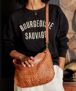 She She Boutique Clare V. Moyen Messenger - Natural Woven Checker 9 She She Boutique Clare V. Moyen Messenger - Natural Woven Checker