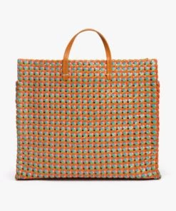 She She Boutique Clare V. Simple Tote - Multi Rattan HANDBAGS