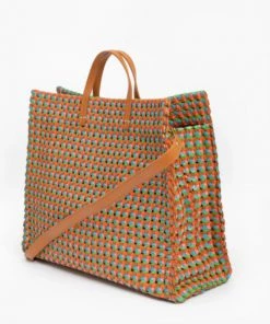 She She Boutique Clare V. Simple Tote - Multi Rattan HANDBAGS