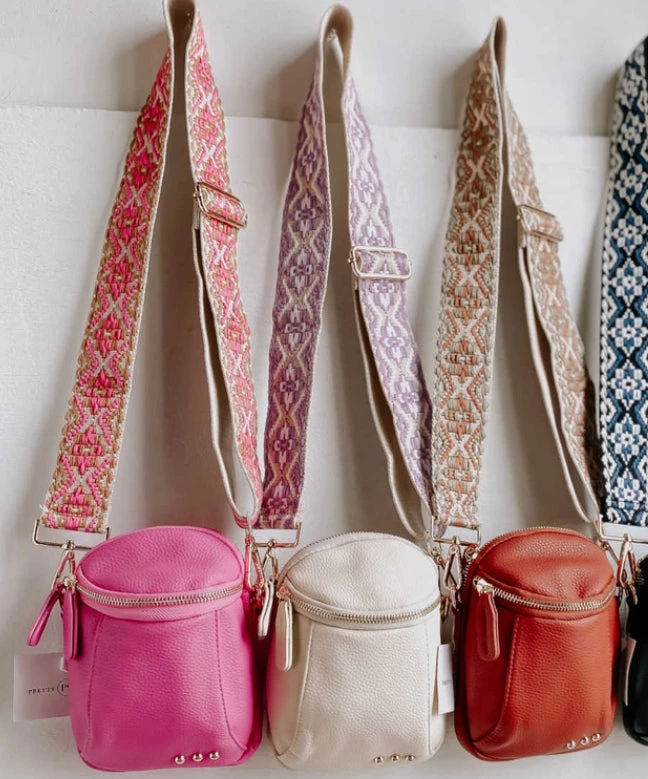 She She Boutique Ellie Crossbody Bag - Pink 4 She She Boutique Ellie Crossbody Bag - Pink