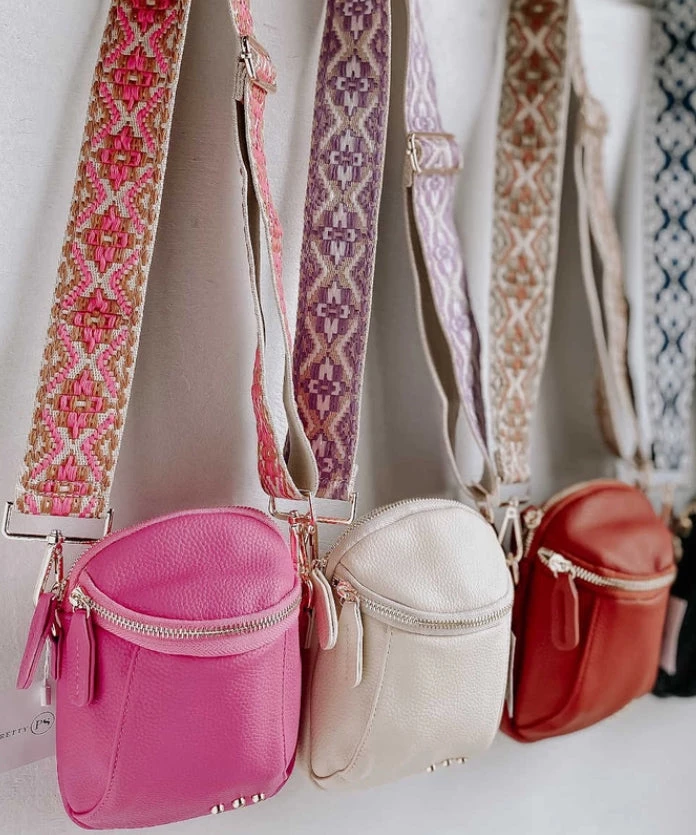 She She Boutique Ellie Crossbody Bag - Pink 3 She She Boutique Ellie Crossbody Bag - Pink