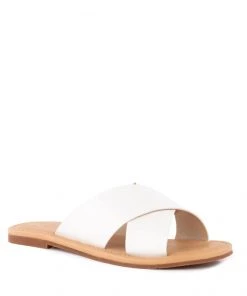 She She Boutique BC Footwear Good Vibrations - White OR Orange