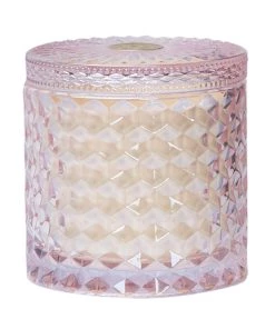 She She Boutique GIFTS Shimmer Candle, 15oz - Peony