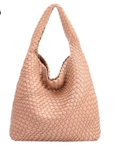 She She Boutique Johanna Large Shoulder Bag - Blush