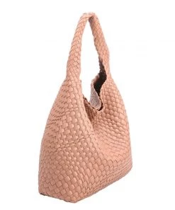 She She Boutique Johanna Large Shoulder Bag - Blush