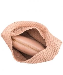 She She Boutique Johanna Large Shoulder Bag - Blush