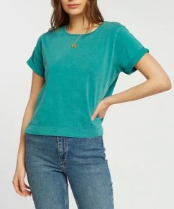 She She Boutique Edith T-Shirt - Orchid OR Deep Jungle