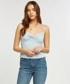 She She Boutique Enid Top - Clear Sky CLOTHING 9 She She Boutique Enid Top - Clear Sky CLOTHING