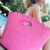 She She Boutique All The Things Jelly Tote - Pink ACCESSORIES