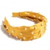 She She Boutique ACCESSORIES Pearl Headband - Yellow