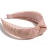 She She Boutique Knotted Lurex Headband - Blush