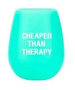She She Boutique Stemless Silicone Wine Glass - Cheaper Than Therapy