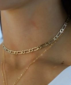 She She Boutique Cleopatra Chain Necklace - Gold JEWELRY