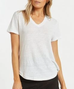 She She Boutique Delta T-Shirt - White, Blue Wing OR Watermelon Stripe CLOTHING