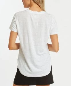 She She Boutique Delta T-Shirt - White, Blue Wing OR Watermelon Stripe CLOTHING