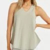 She She Boutique Manning Tank - Green Tee OR White CLOTHING
