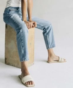 She She Boutique Dolce Vita Nyx Sandals - Cream Stella SHOES