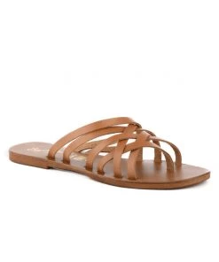 She She Boutique Seychelles Nice Try Sandals - White OR Tan SHOES