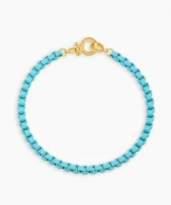 She She Boutique Gorjana Soleil Bracelet - Turquoise, White OR Neon Pink JEWELRY