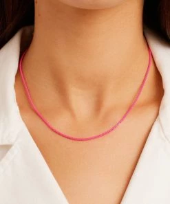 She She Boutique JEWELRY Gorjana Soleil Necklace - Turquoise, White OR Pink