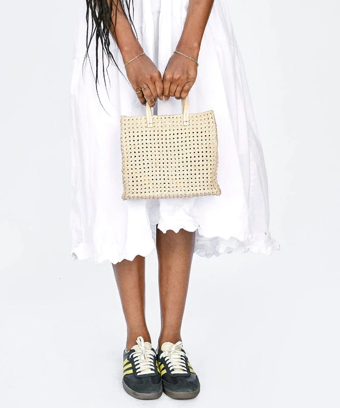 She She Boutique Clare V. Petit Simple Tote - Cream Rattan 6 She She Boutique Clare V. Petit Simple Tote - Cream Rattan